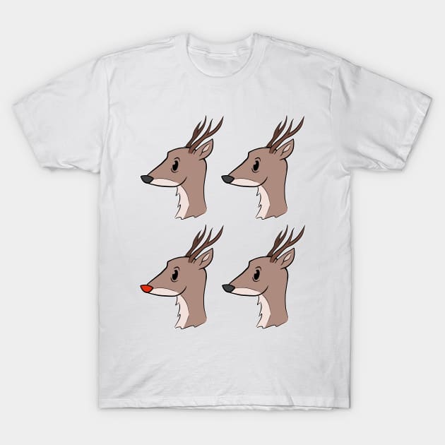 Reindeer Games T-Shirt by FearingCartoons